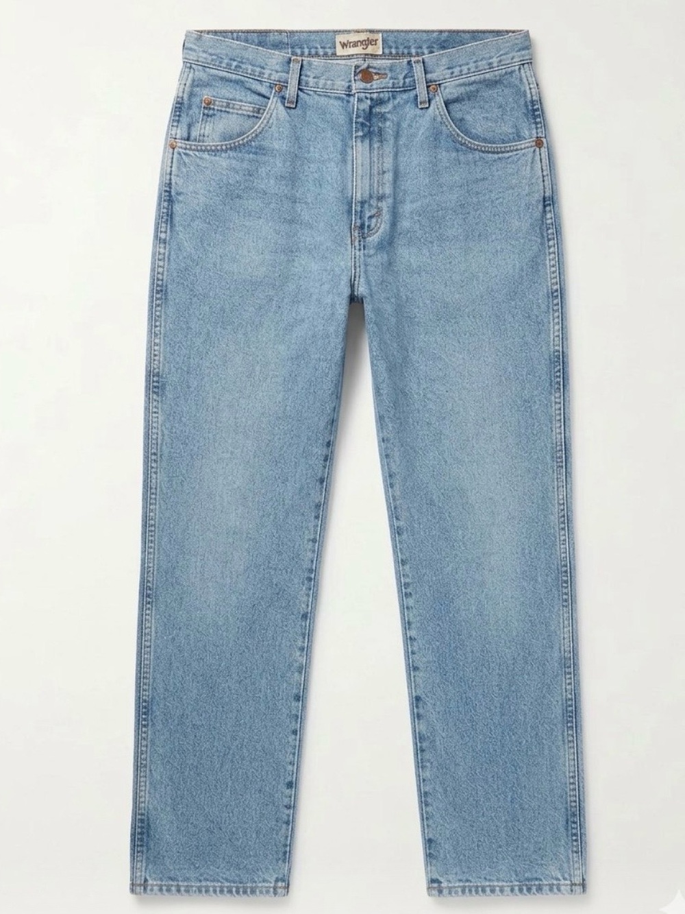 WRANGLER MENS JEANS 36 x 30 DENIM RELAXED STRAIGHT LEG RUGGED